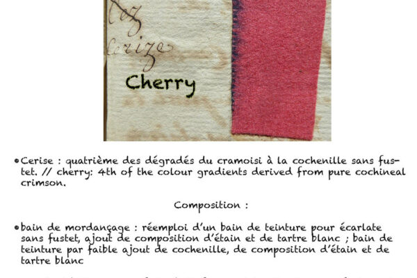 Des couleurs naturelles issues du 18e siècle à redécouvrir aujourd'hui pour tous les passionnés de teintures végétales.