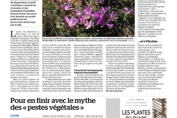 Les Plantes du chaos de THIERRY THEVENIN, Préface de Pablo Servigne