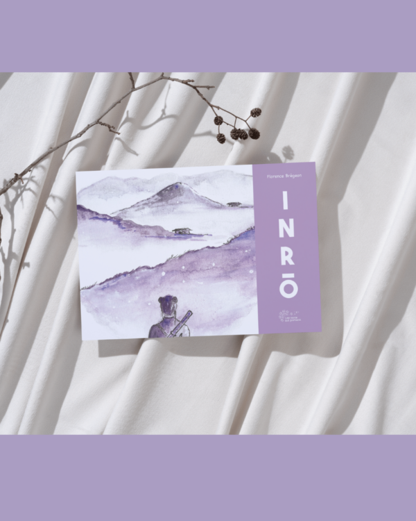 Inro, un conte d'inspiration japonaise écrit et illustré par FLORENCE BREGEON et publié par Les Mots qui portent.