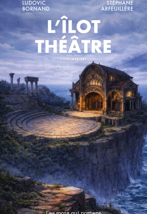 ILOT THEATRE L'Ilot théâtre, un cosy mystery de Ludovic Bornand et Stéphane Arfeuillère publié aux éditions Les Mots qui portent. 2026